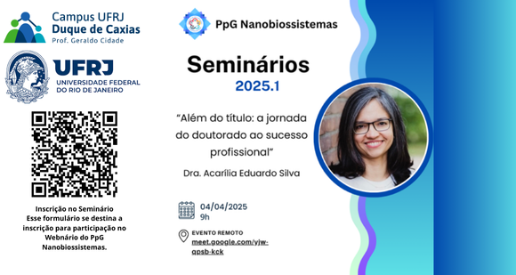 Seminario da Pos em Nanobiossistemas 2025.1