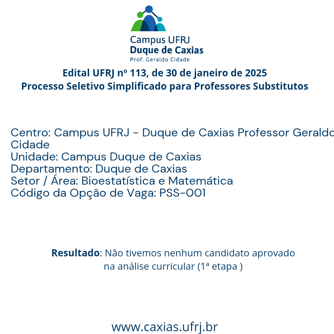 Processo Seletivo Edital 113 de 30 de janeiro de 2025